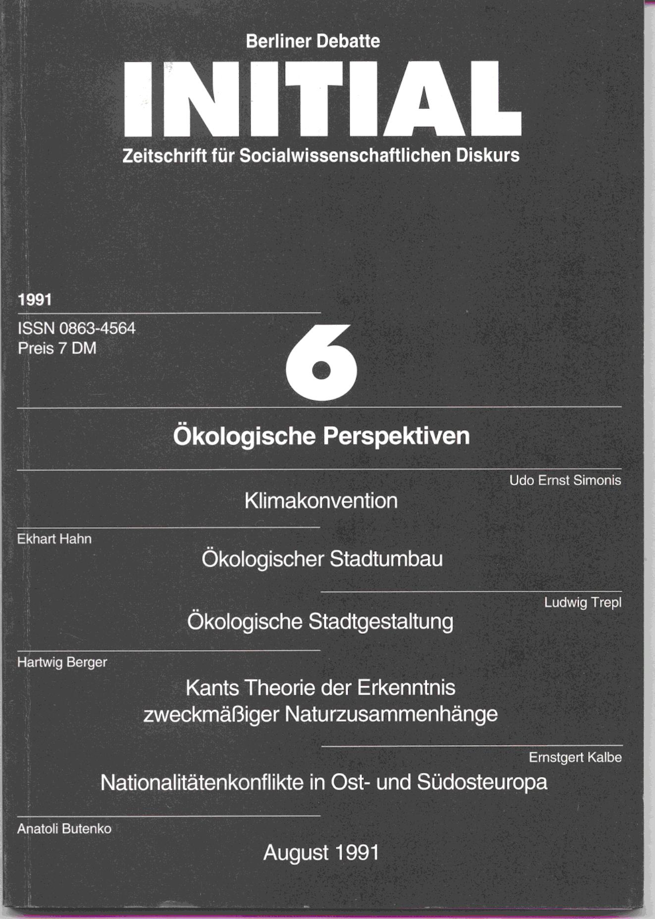 Ökologische Perspektiven