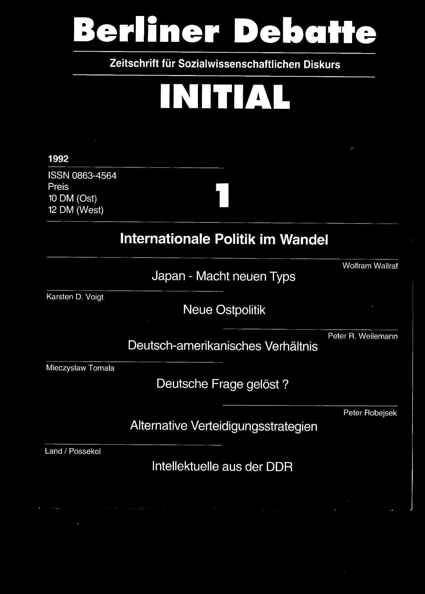 Internationale Politik im Wandel