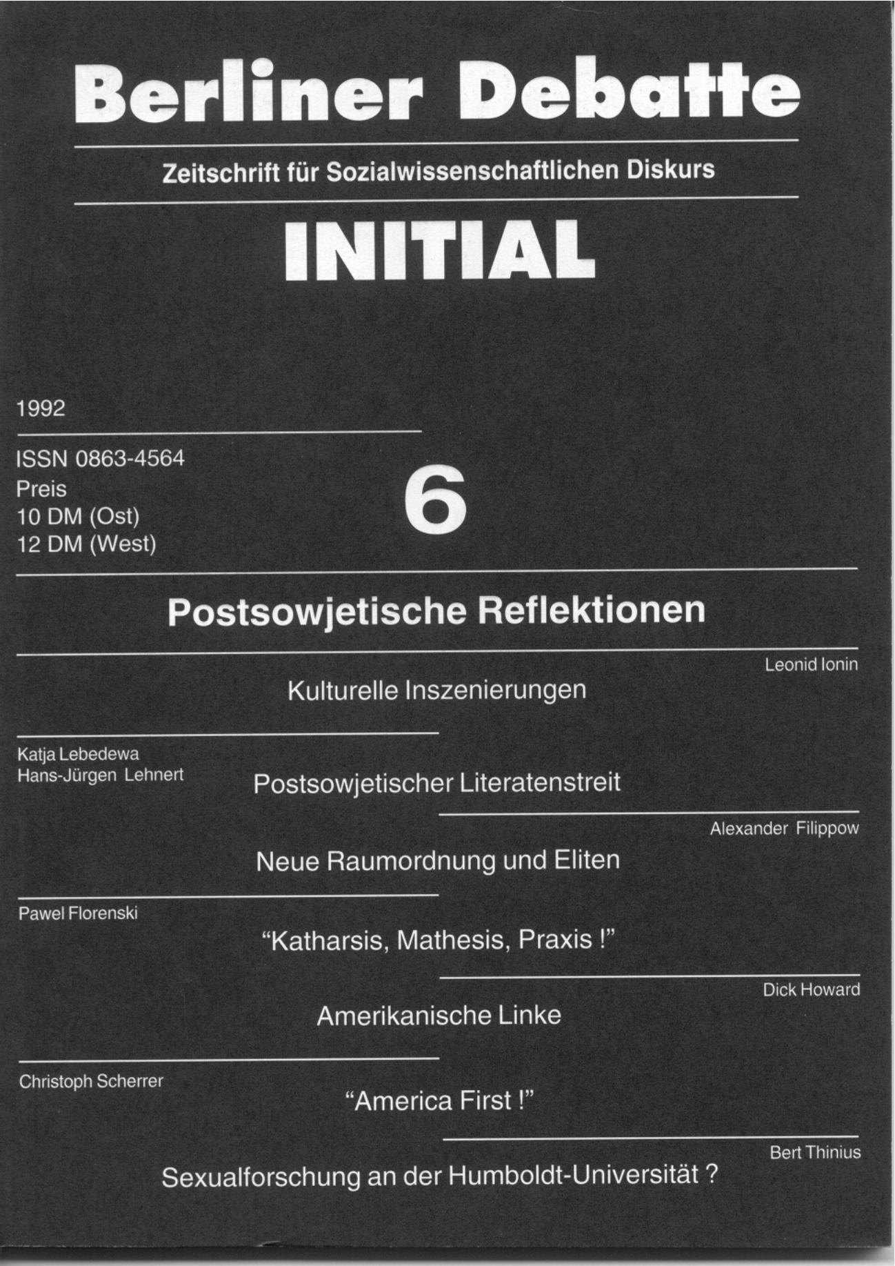 Postsowjetische Reflektionen