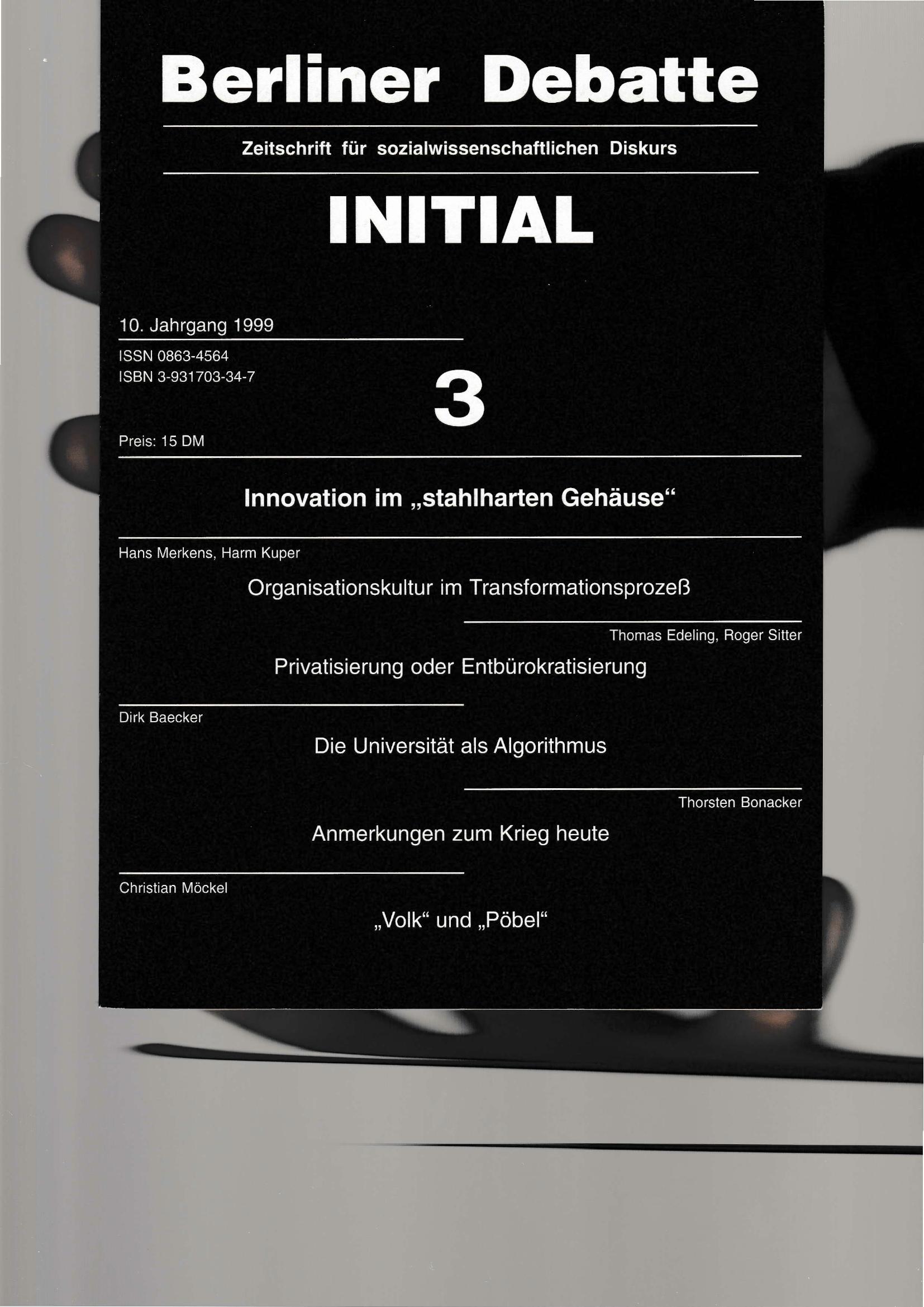 Innovation im stahlharten Gehäuse