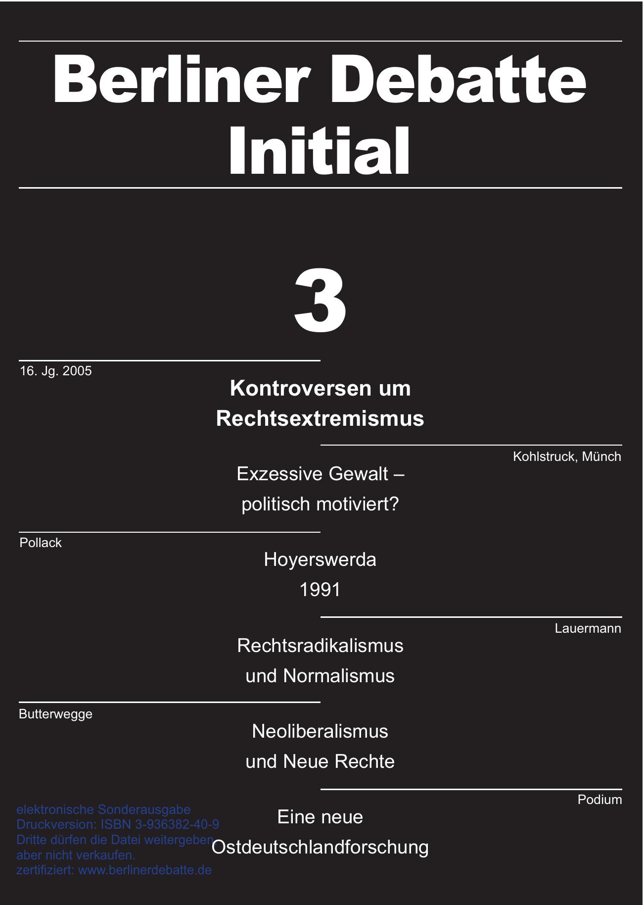 Kontroversen um Rechtsextremismus