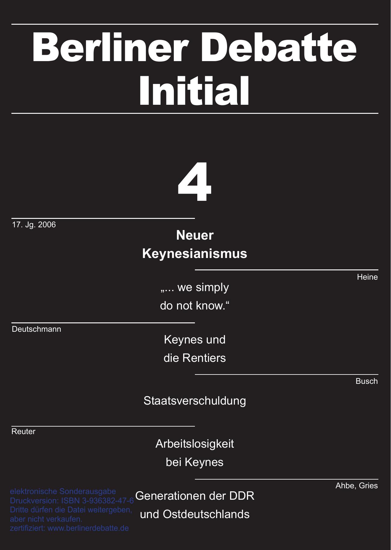 Neuer Keynesianismus