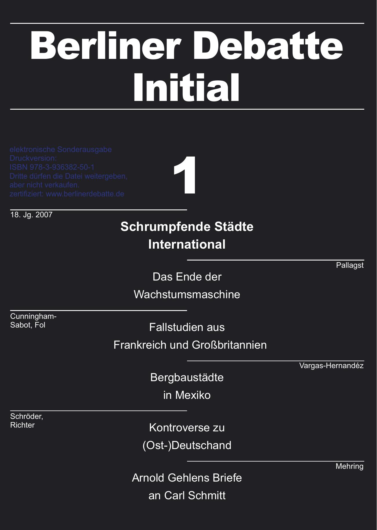 Schrumpfende Städte International
