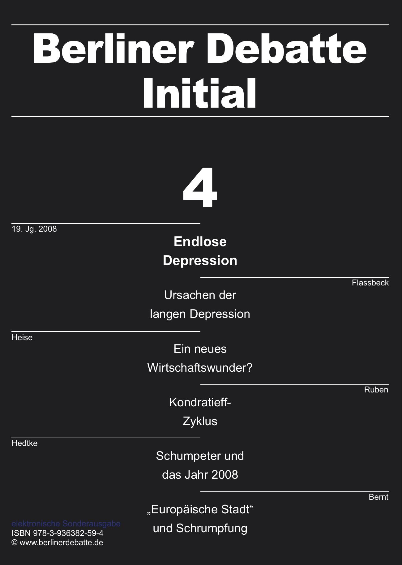 Endlose Depression