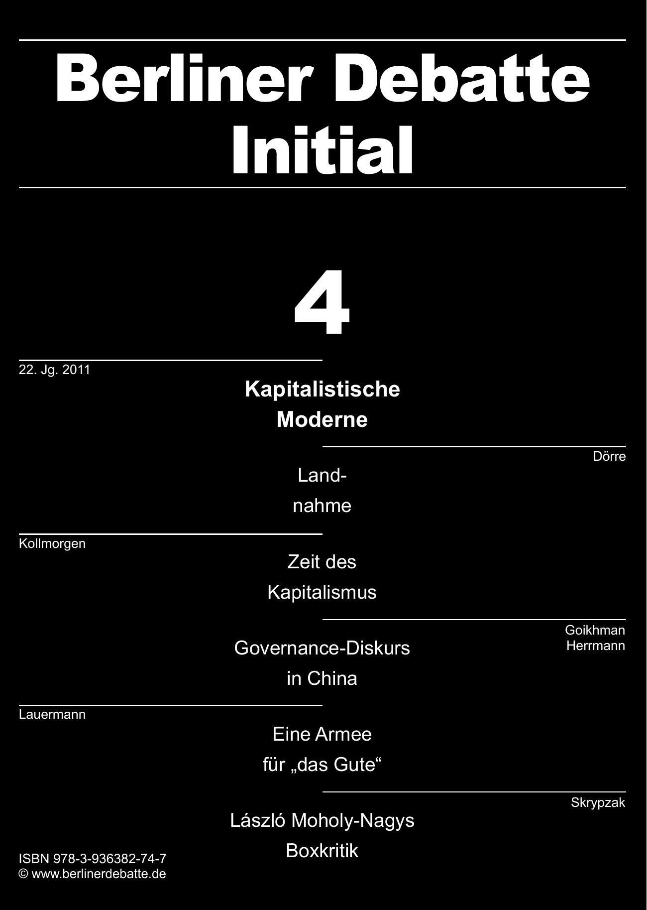 Die kapitalistische Moderne nach der Postmoderne