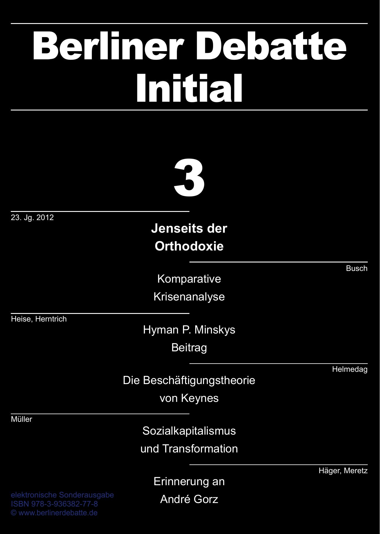 Jenseits der Orthodoxie