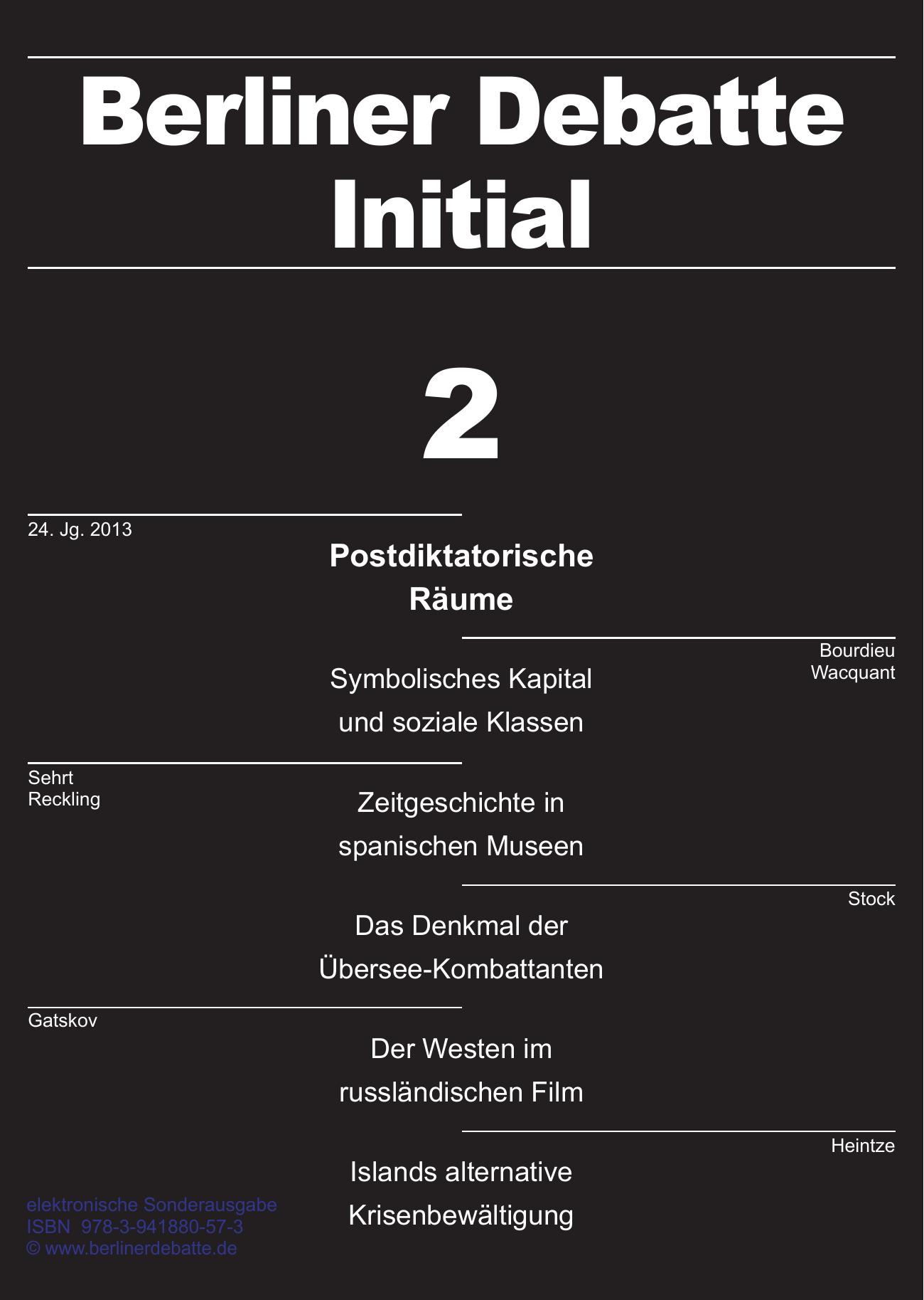 Postdiktatorische Räume