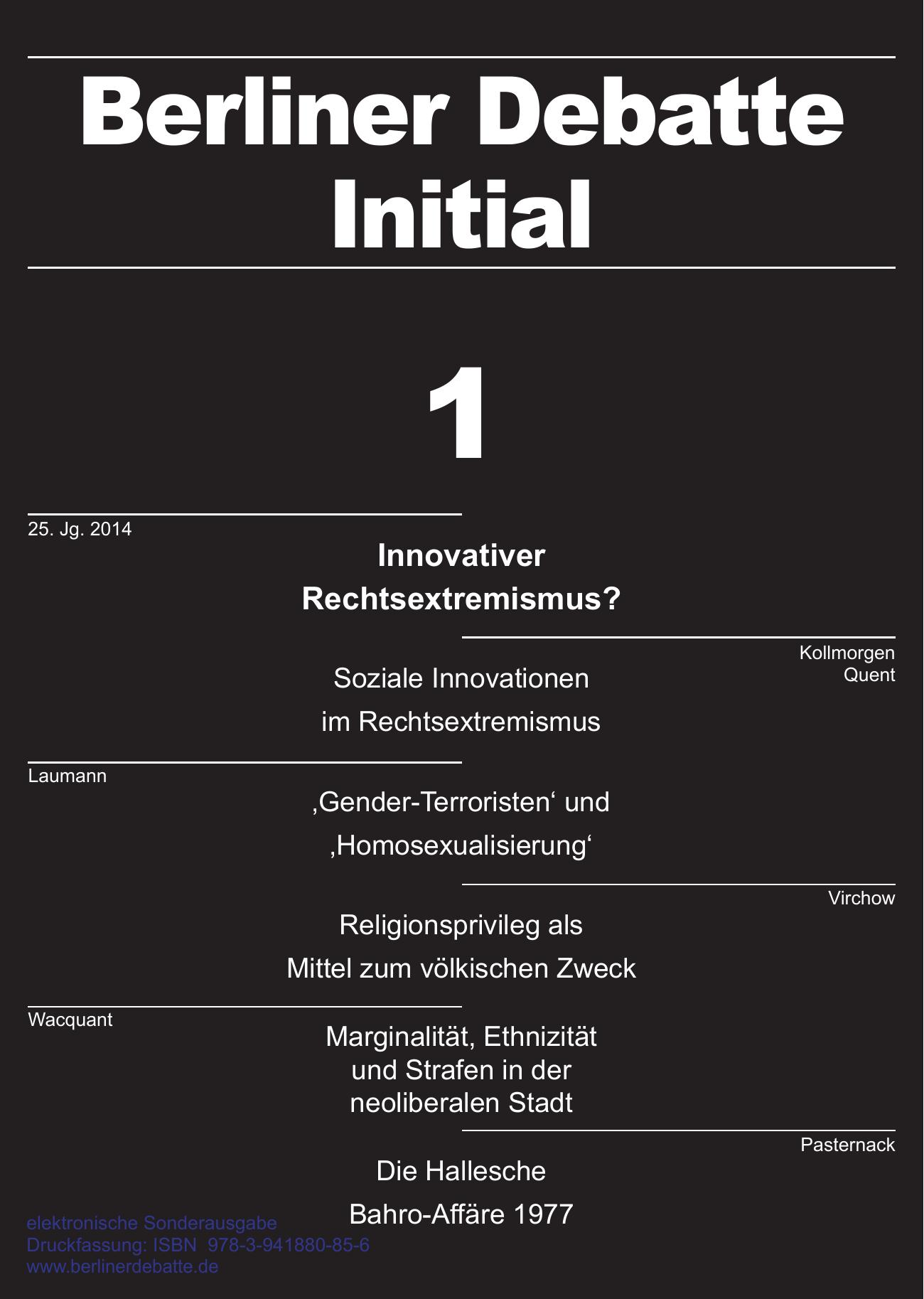 Innovativer Rechtsextremismus?
