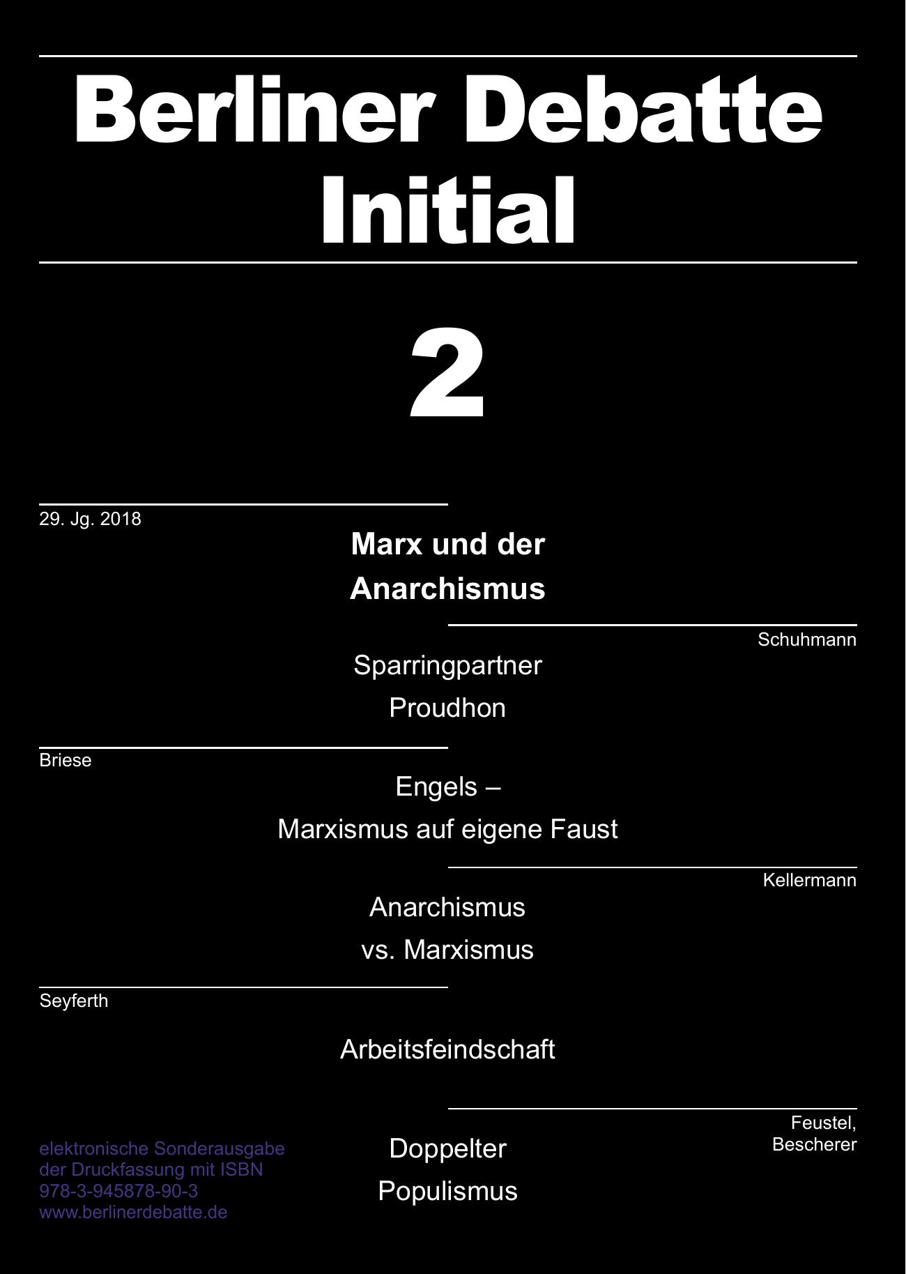 Marx und der Anarchismus