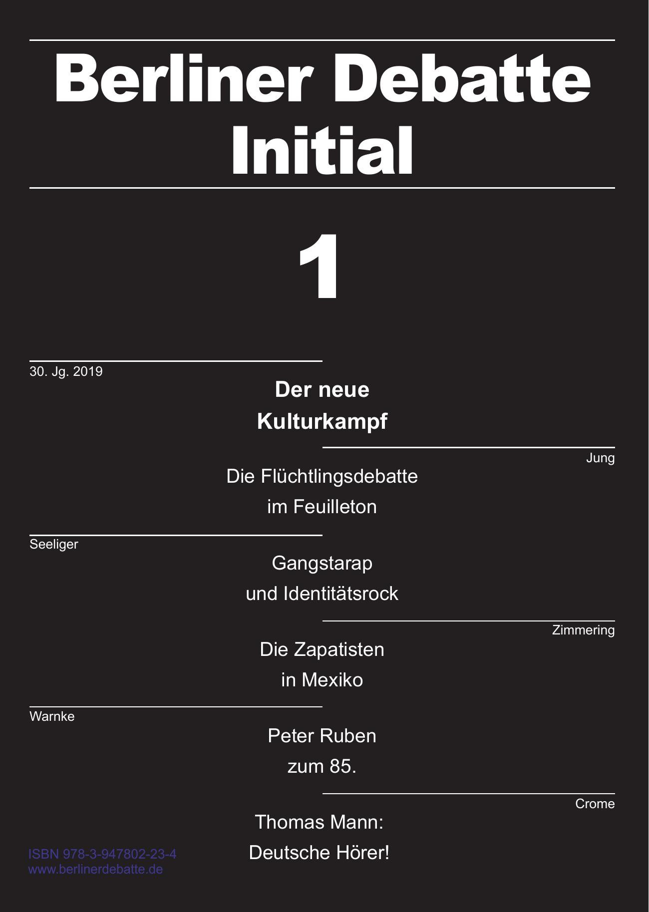 Der neue Kulturkampf