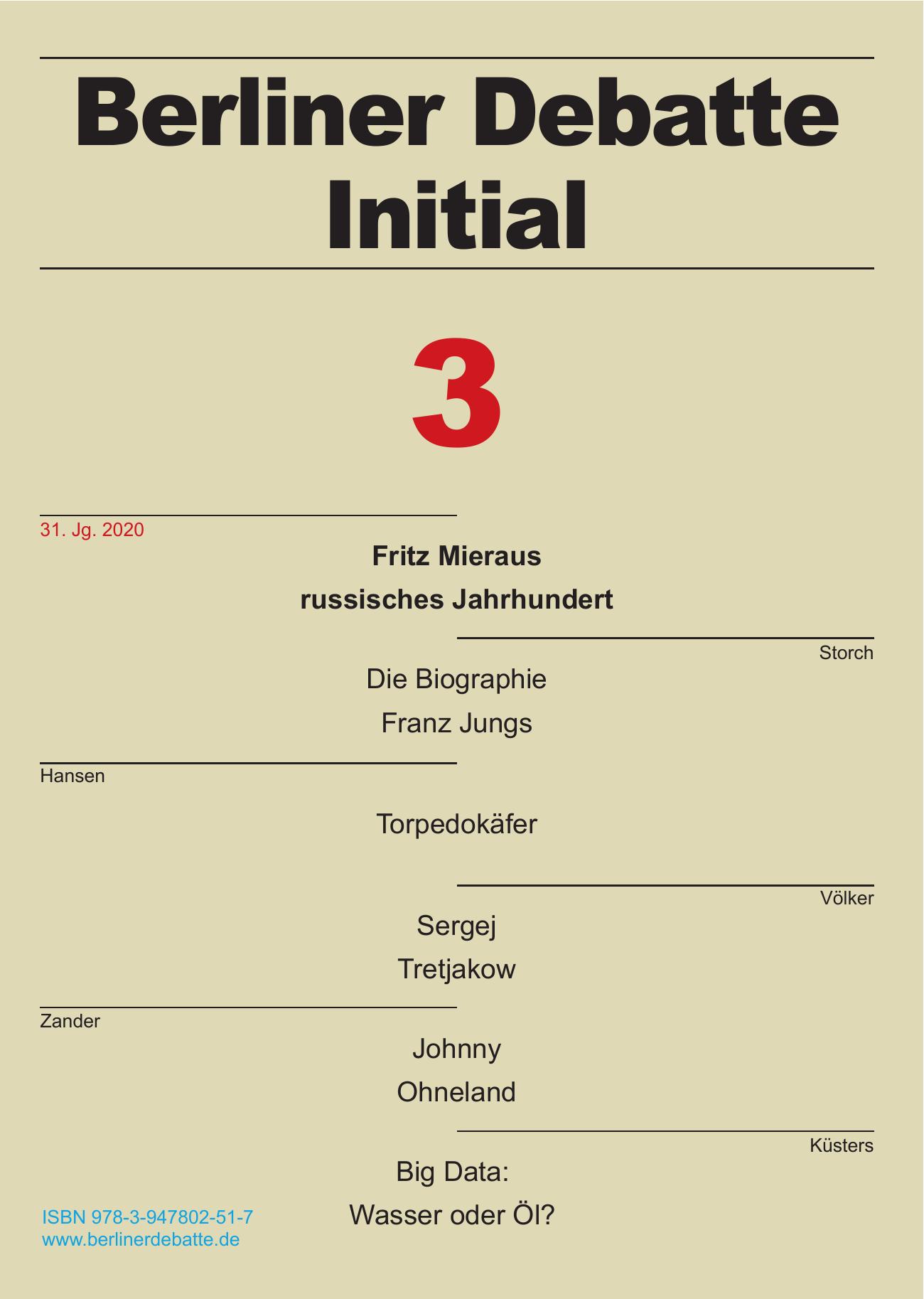 Fritz Mieraus russisches Jahrhundert