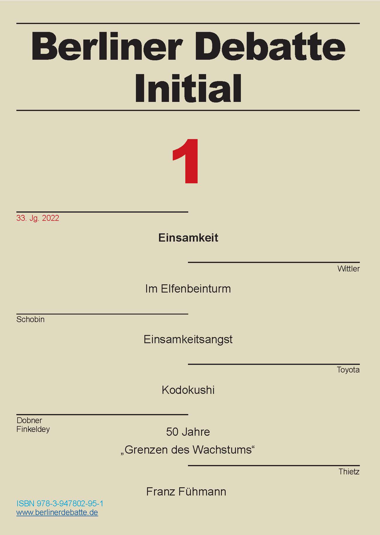 Einsamkeit