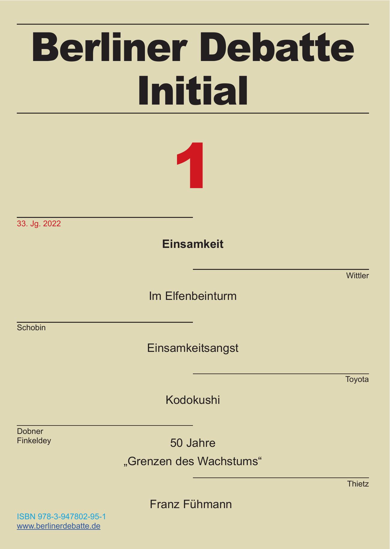 Einsamkeit